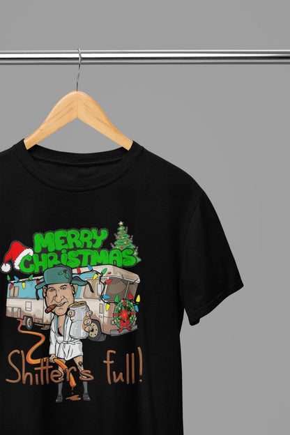 Christmas Vacation Movie Shitters Full Cousin Eddie T-Shirt/Sweatshirt - Poster Kingz