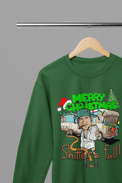 Christmas Vacation Movie Shitters Full Cousin Eddie T-Shirt/Sweatshirt - Poster Kingz