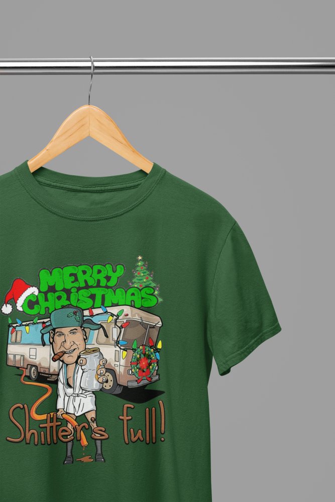 Christmas Vacation Movie Shitters Full Cousin Eddie T-Shirt/Sweatshirt - Poster Kingz