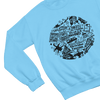 Blue t-shirt with Christmas Vacation Sweatshirt & Xmas Quote Design