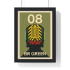 Framed Class 08 Shunter poster