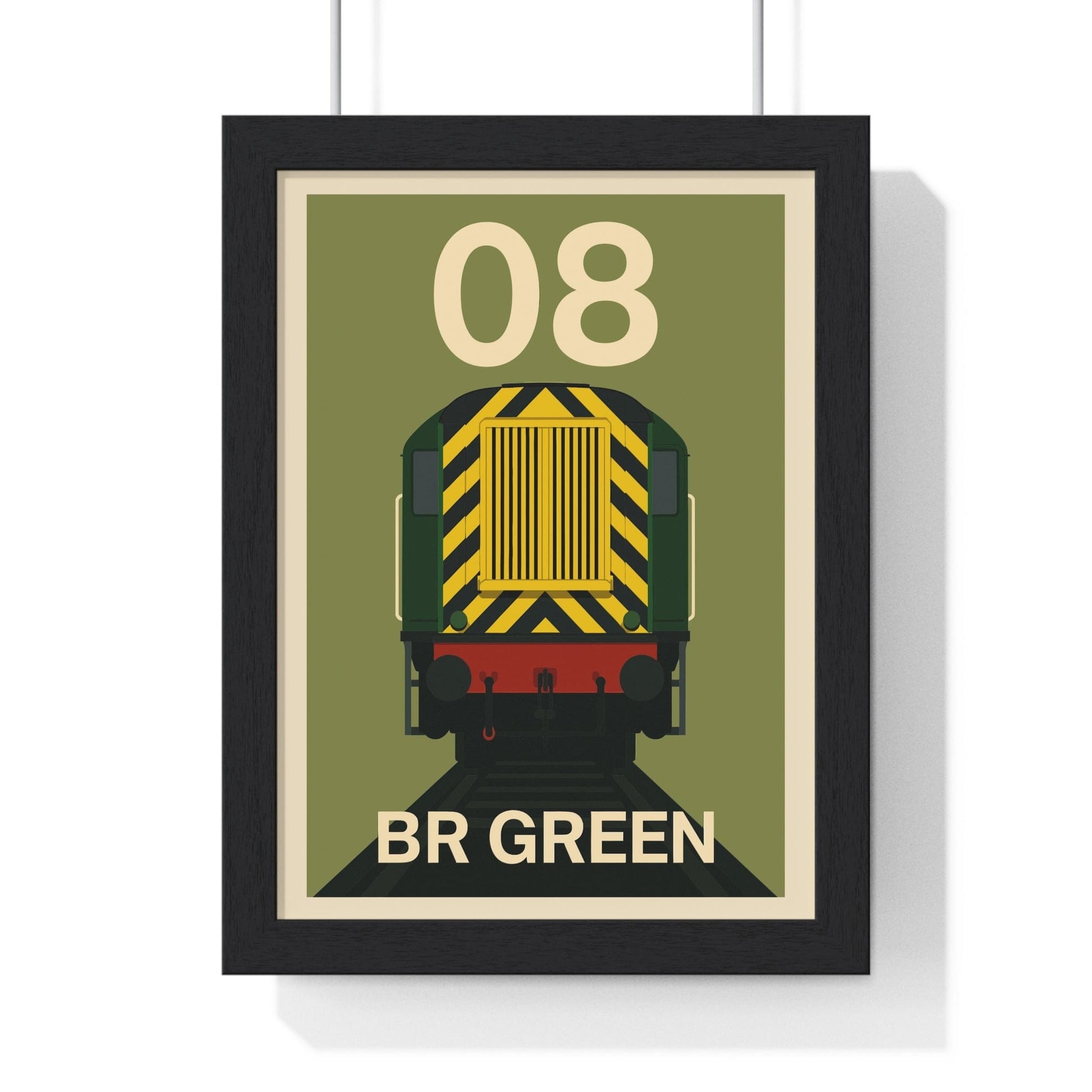 Framed Class 08 Shunter poster