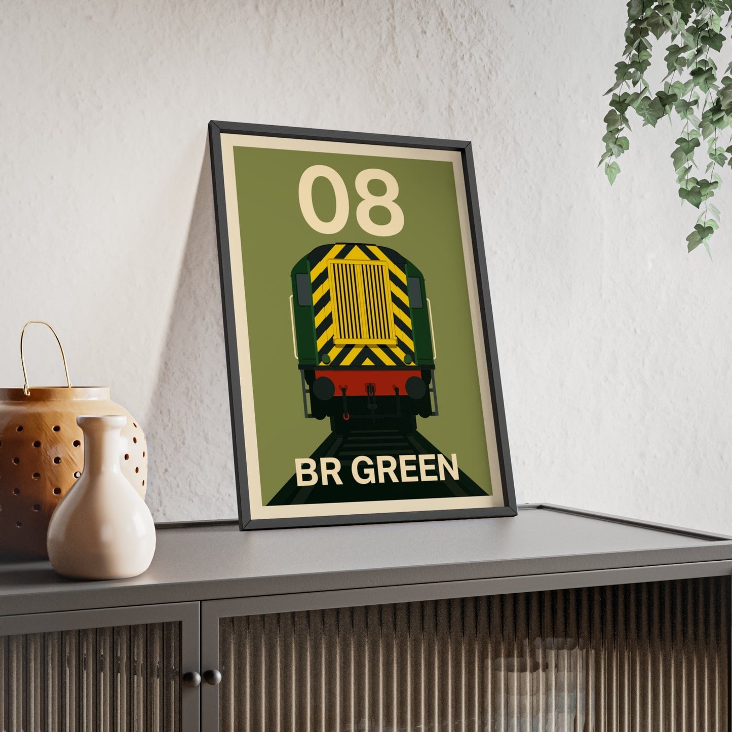 Framed Class 08 Shunter poster