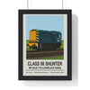 Framed Class 08 Shunter poster