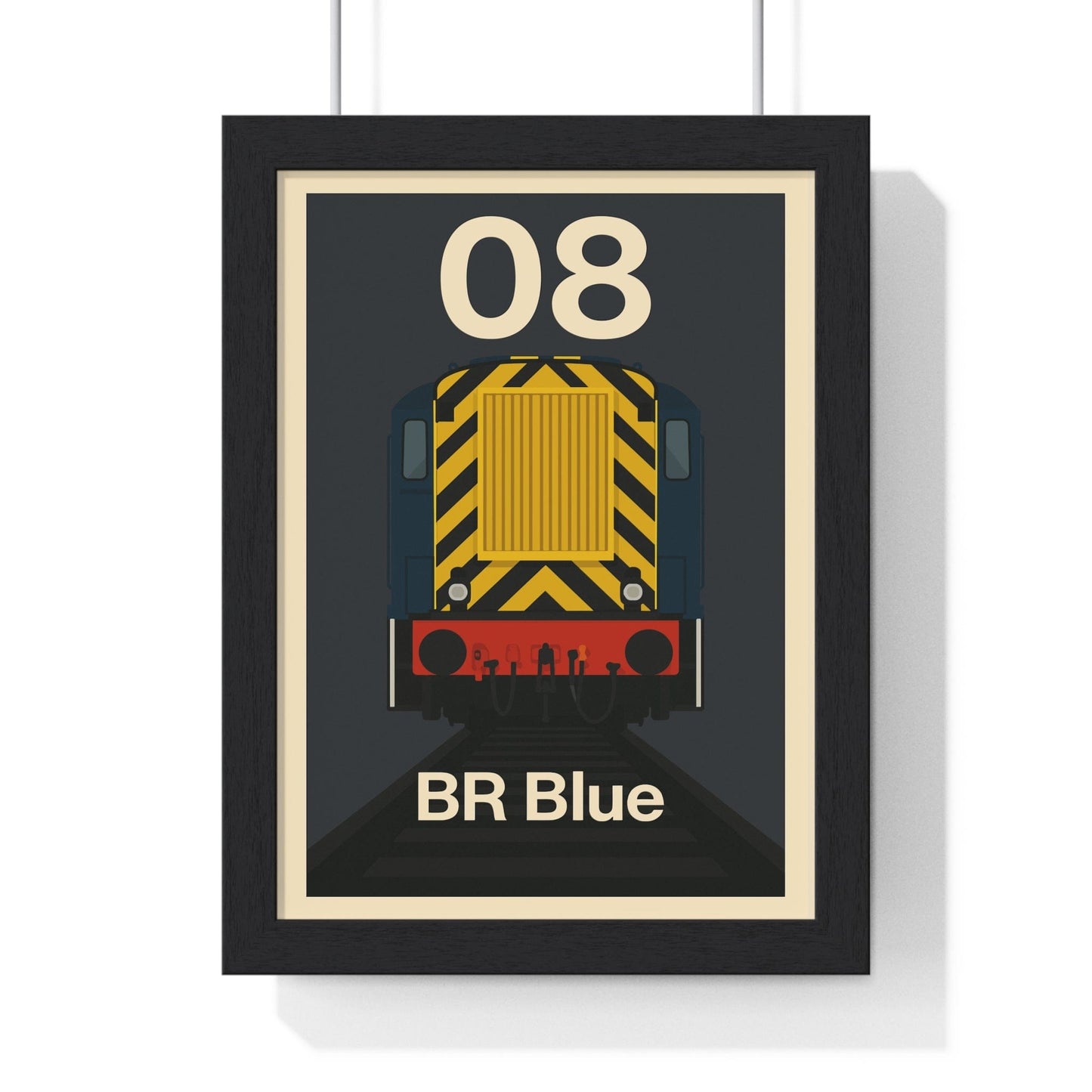 Framed Class 08 Shunter poster