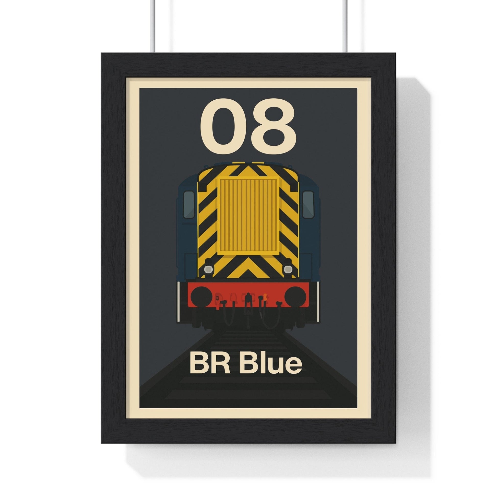 Framed Class 08 Shunter poster