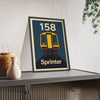 Framed Class 158 Sprinter Train poster