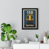 Framed Class 158 Sprinter Train poster