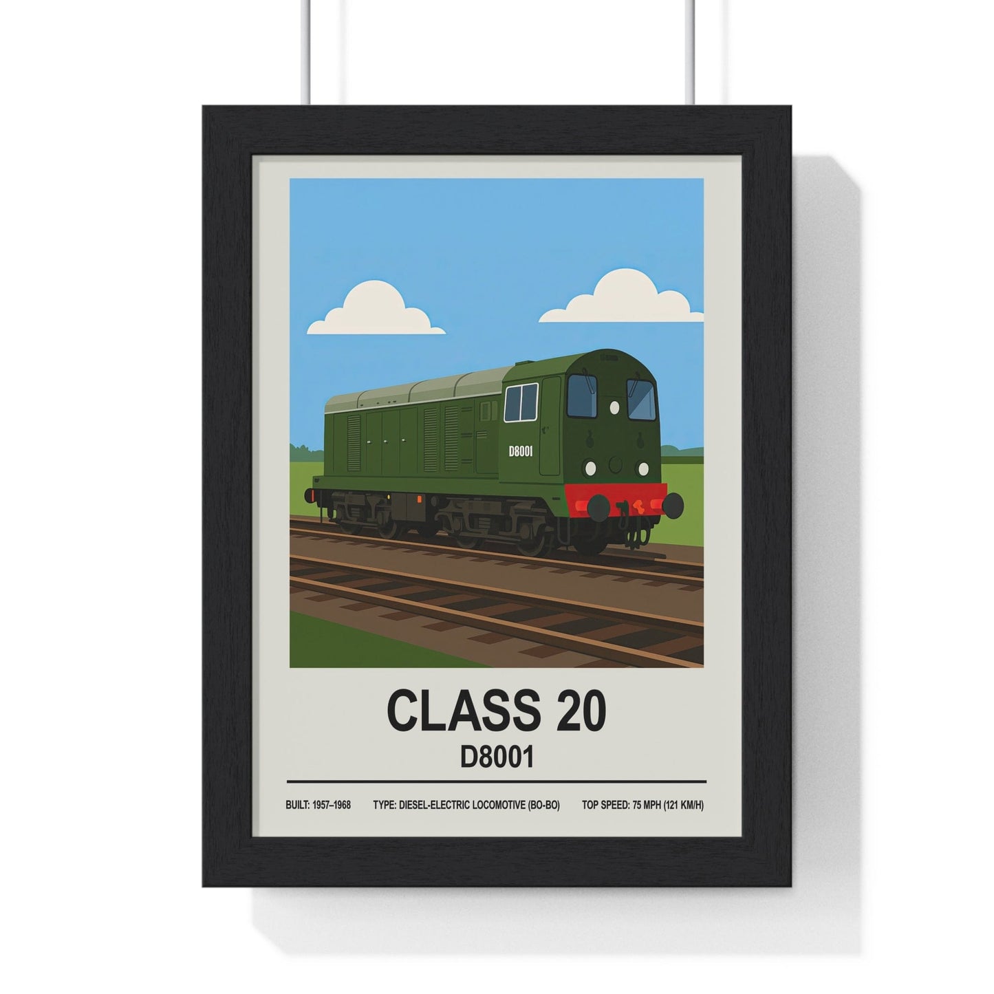Framed Class 20 poster