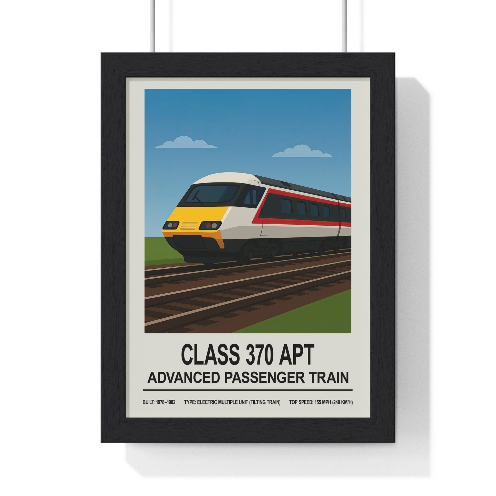 Framed Class 370 APT poster