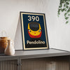 Class 390 Pendolino Train Poster – Modern Railway Art - Poster Kingz - A5 (unframed) 5.8 × 8.3 in - 