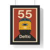 Framed Class 55 Deltic poster