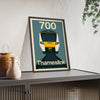 Framed Class 700 Thameslink Train poster