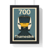 Framed Class 700 Thameslink Train poster