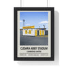 Framed Cledara Abbey Stadium Cambridge United poster