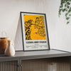 Framed Cledara Abbey Stadium map print