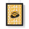 Framed Coffee Cup - Coffee Lover Kitchen Decor Gift print