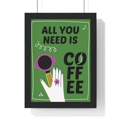 Framed Coffee kitchen print