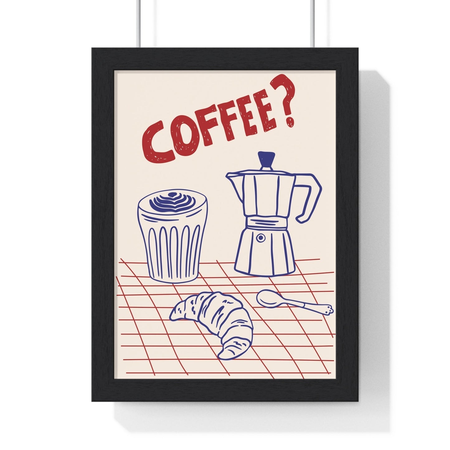Framed Coffee kitchen print