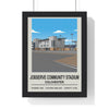 Framed Colchester JobServe Community Stadium poster
