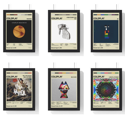 Coldplay Album Cover Wall Poster - Poster Kingz