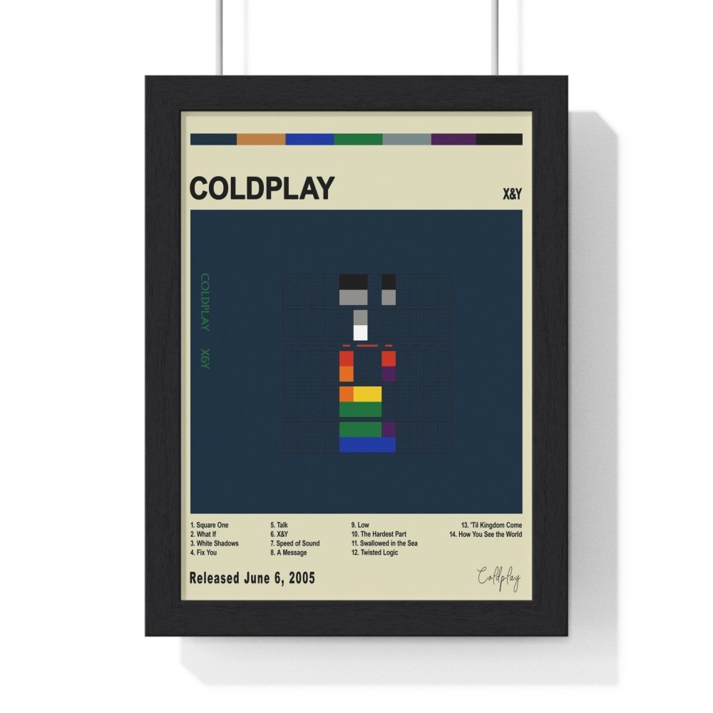 Coldplay Album Cover Wall Poster - Poster Kingz