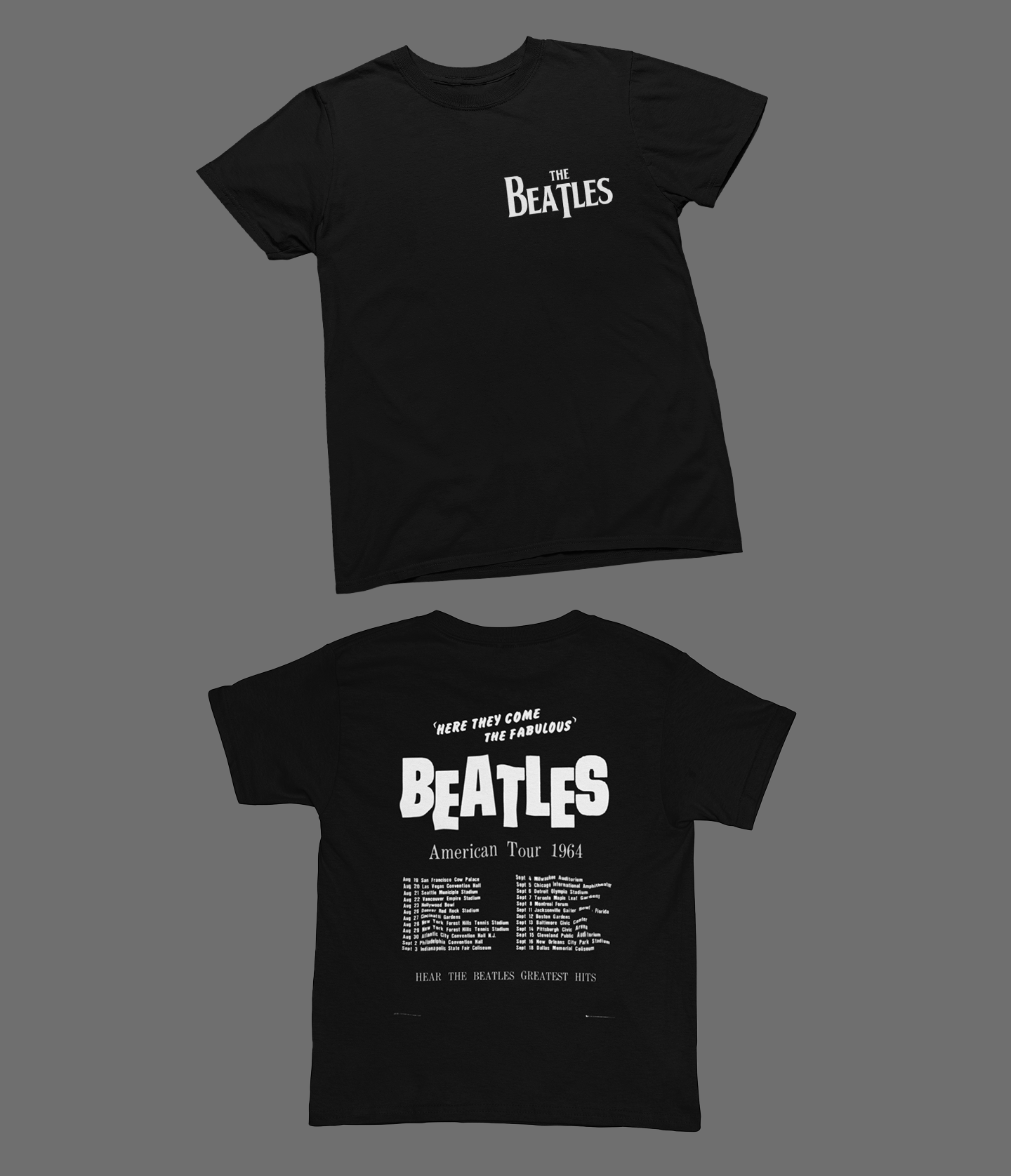 The Beatles Tour 1964 Music T-Shirt/Sweatshirt