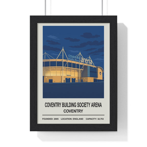 Coventry Building Society Arena print framed modern football stadium wall art