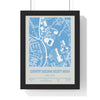 Framed Coventry Building Society Arena Stadium map poster