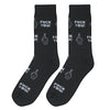 Socks Funny Middle Finger Socks – Black Offensive Novelty Gift for Adults & Teens Crazy Socks