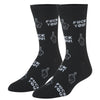 Socks Funny Middle Finger Socks – Black Offensive Novelty Gift for Adults & Teens Crazy Socks