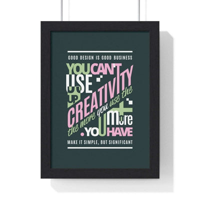 Framed Creativity Motivational poster