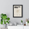 Cricket Fielding Positions print framed on a living room wall