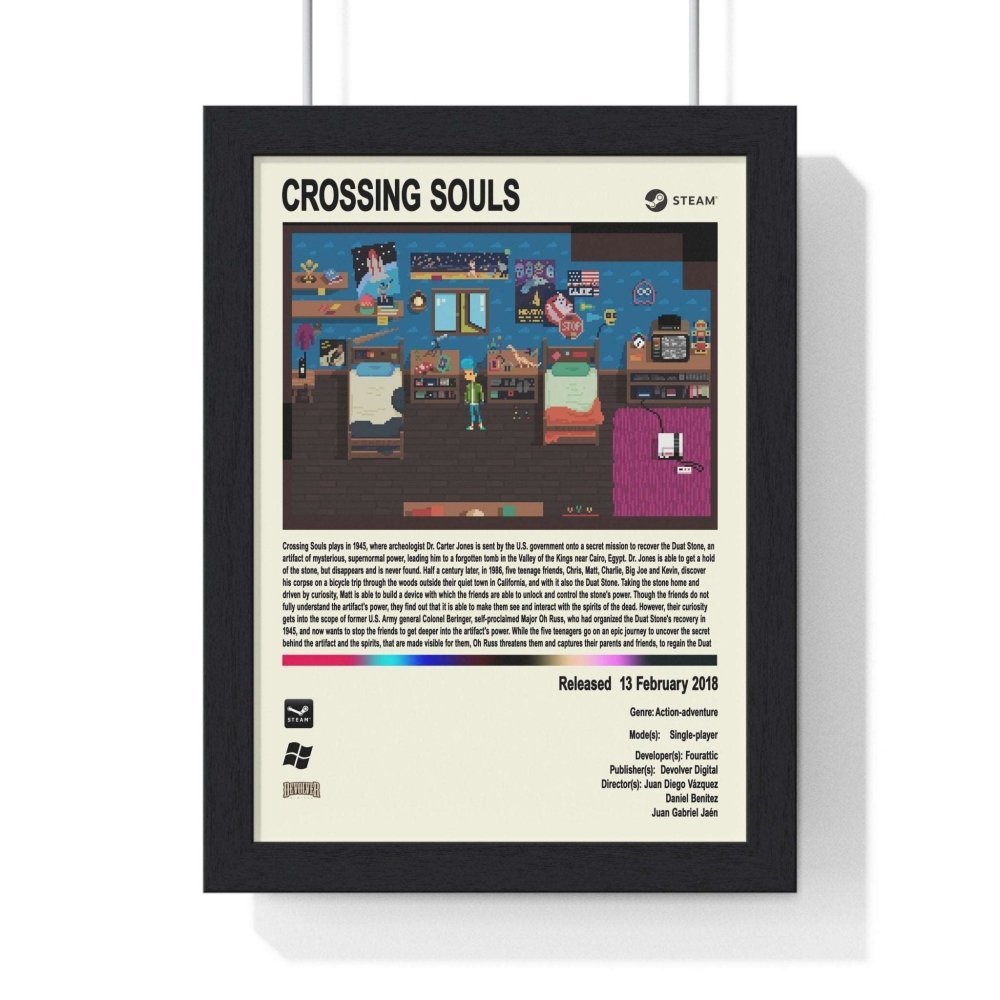 Crossing Souls - PC Gaming Poster - Poster Kingz - A5 (unframed) -art