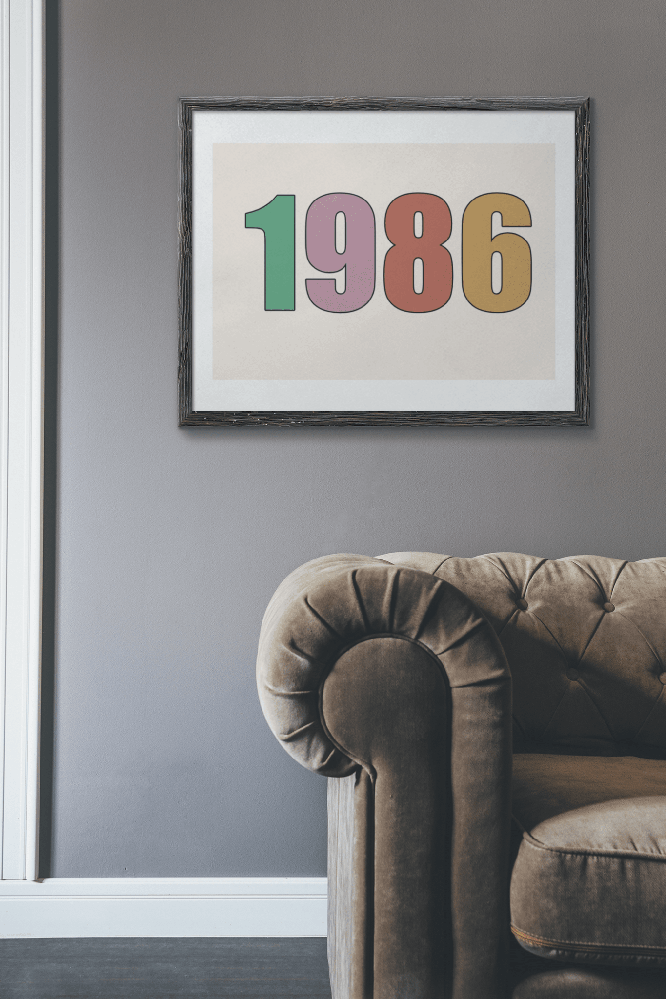 Framed custom print