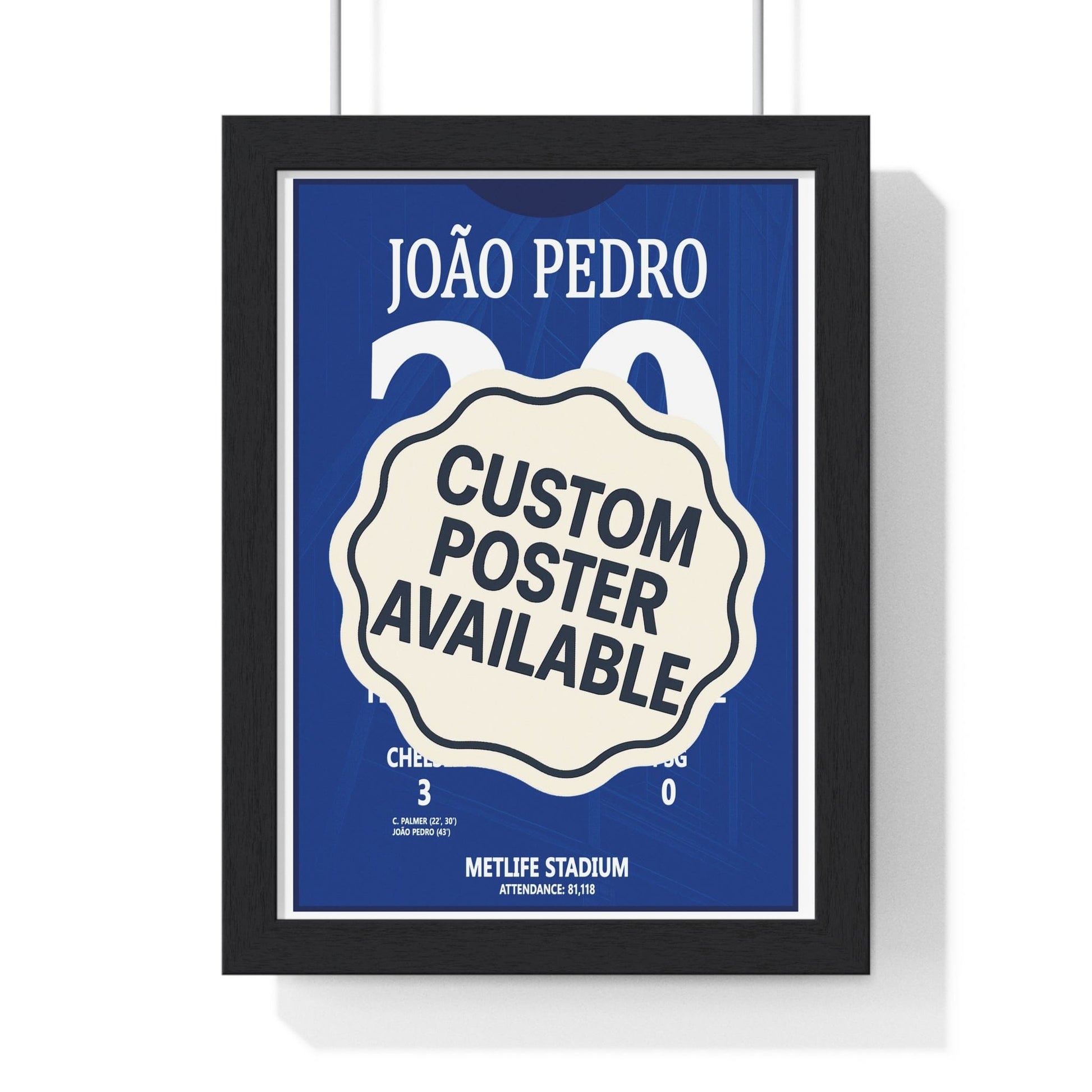 Framed Custom Sporting Events Posters Personalised Sports poster
