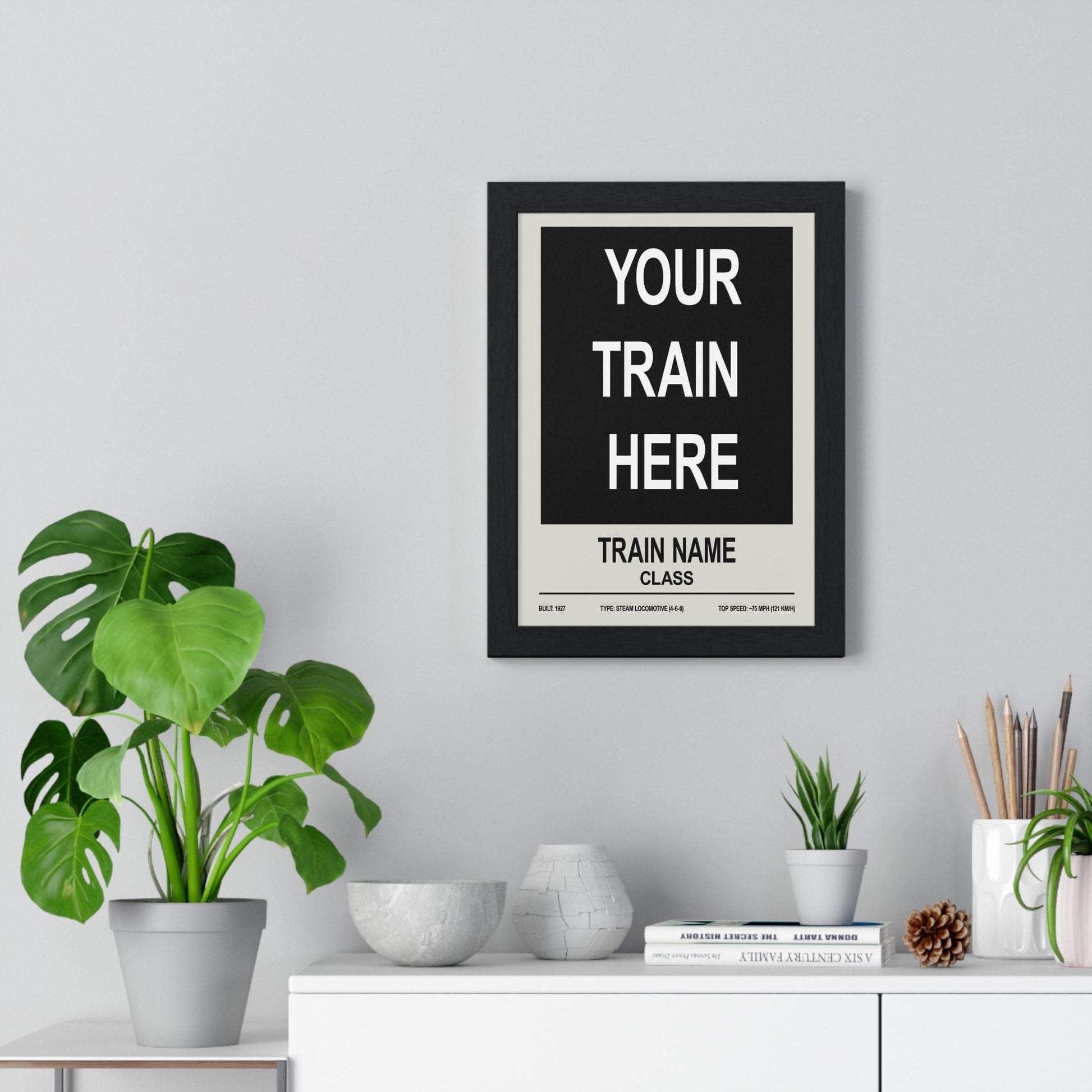 Framed custom print