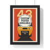 Framed Custom Vector Train poster