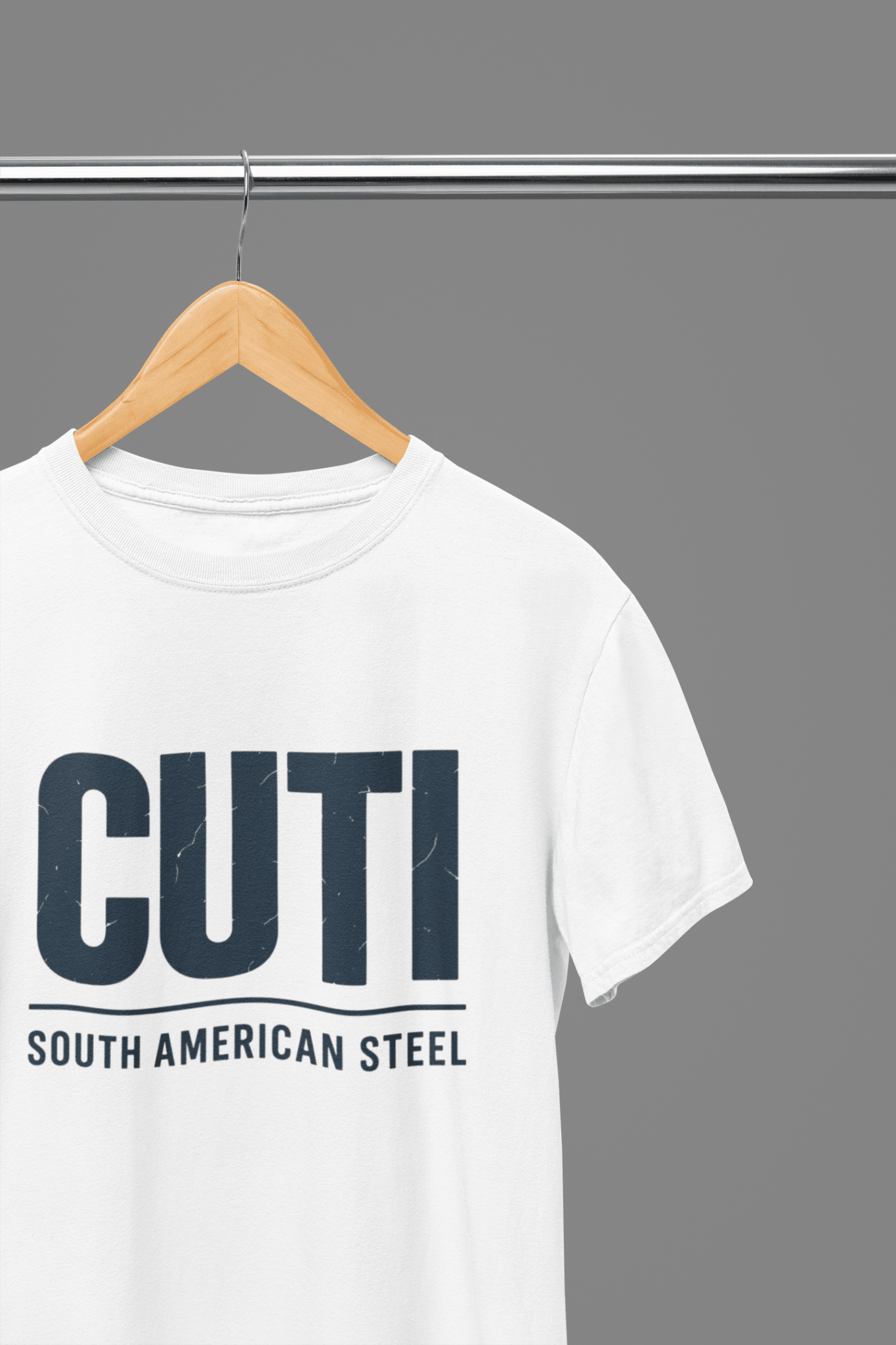 Black t-shirt with Cuti Romero South American Steel & Sweatshirt