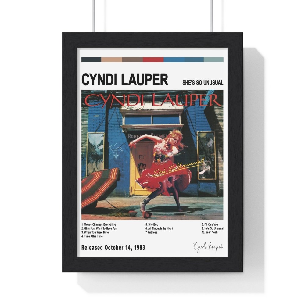 Cyndi Lauper Album Cover Poster - Poster Kingz