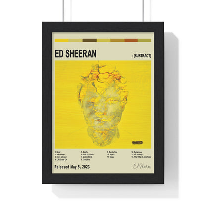 Ed Sheeran Album Cover Poster