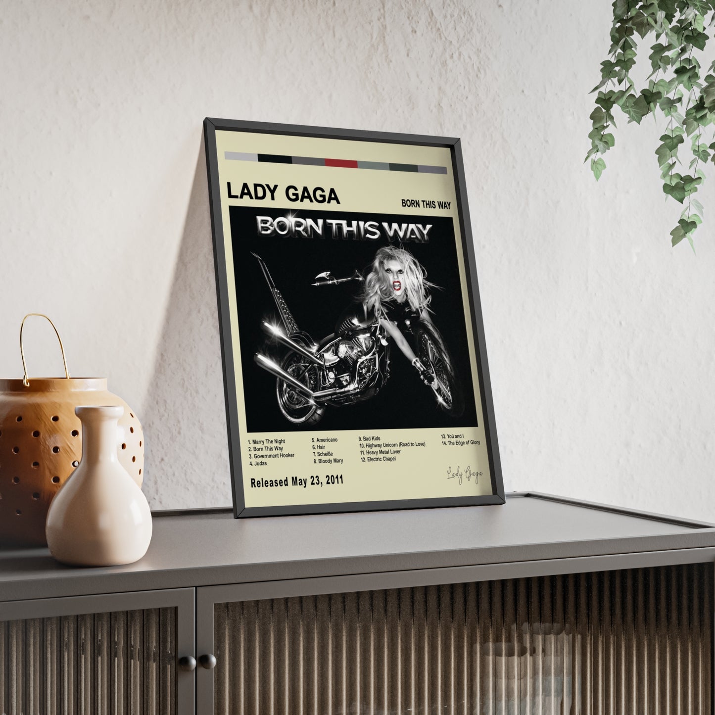 Lady Gaga - Born This Way Album Poster