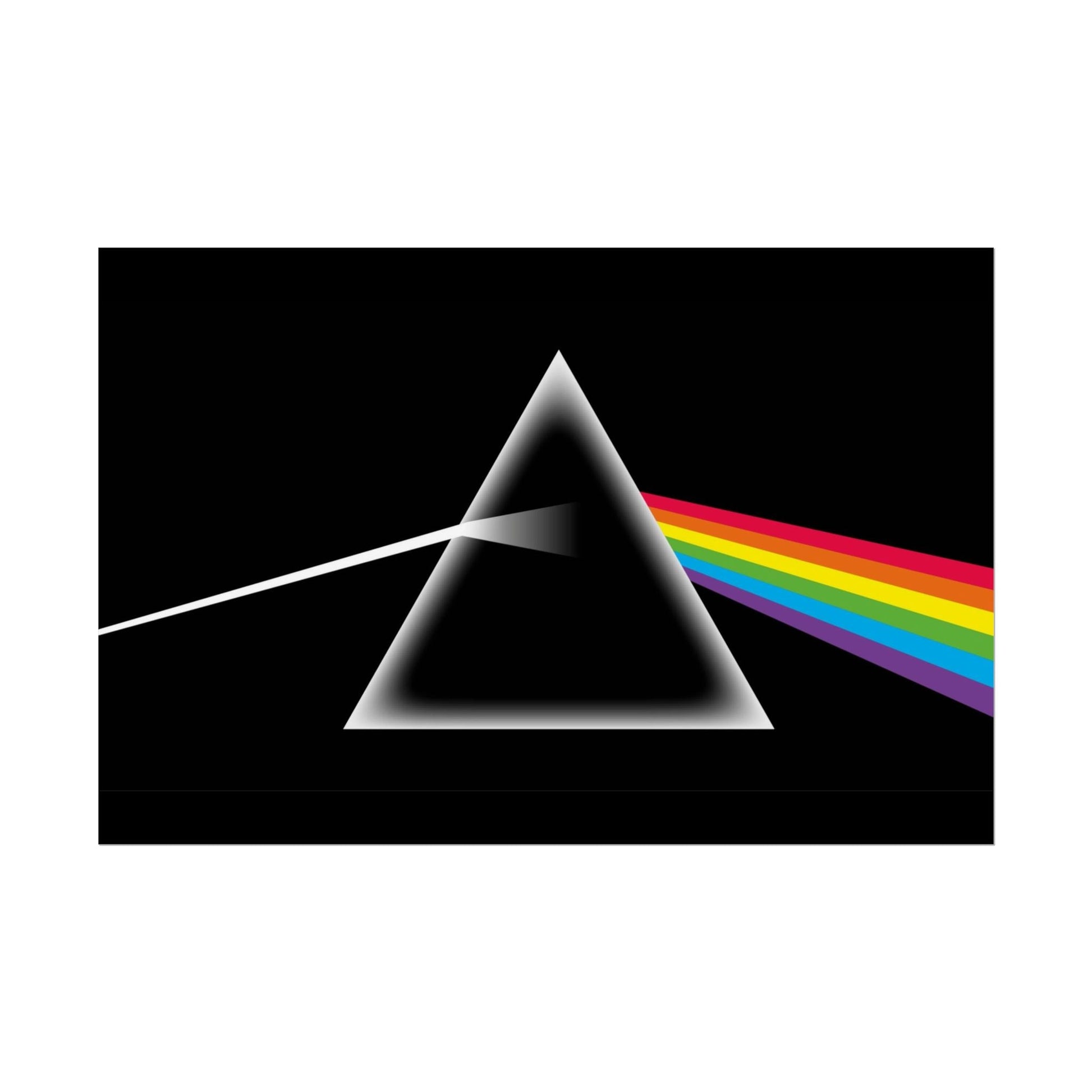 Pink Floyd Dark Side of the Moon prism rainbow official maxi poster front view