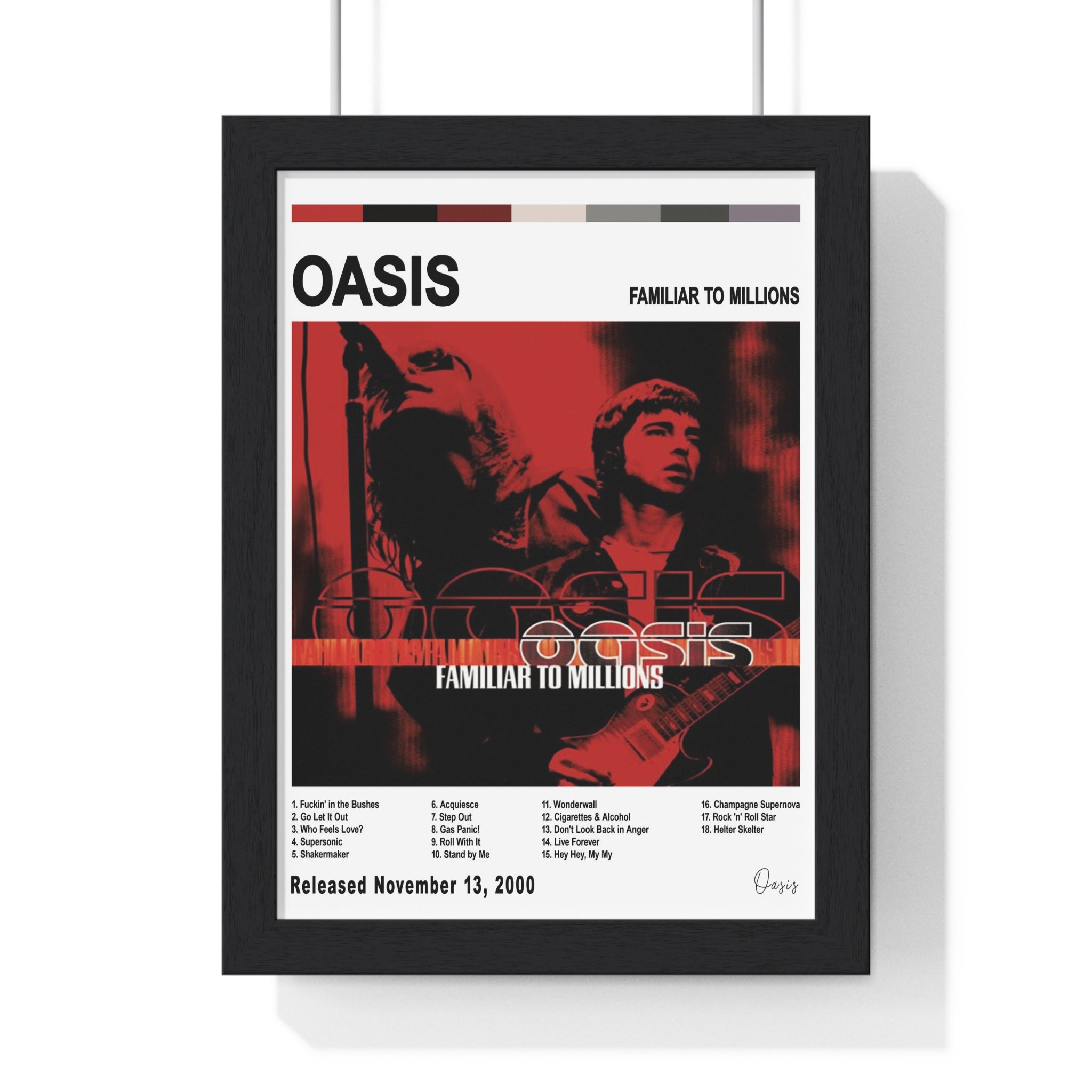 Oasis Album cover Poster