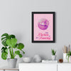 Framed Pink Disco Kitchen Print This Kitchen is for Dancing print