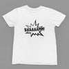 Black t-shirt with DAAAAMN Quote Friday Movie /Sweatshirt close-up
