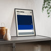 Framed Dallas Cowboys colour swatch print