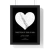 Personalised Heart Star Map Print | Night Sky Gift
