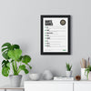 Darts Games print framed on a living room wall