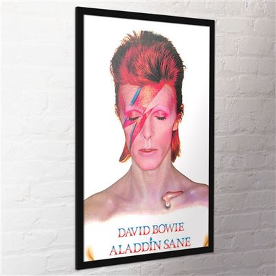 Framed David Bowie Aladdin Sane Album Artwork maxi poster